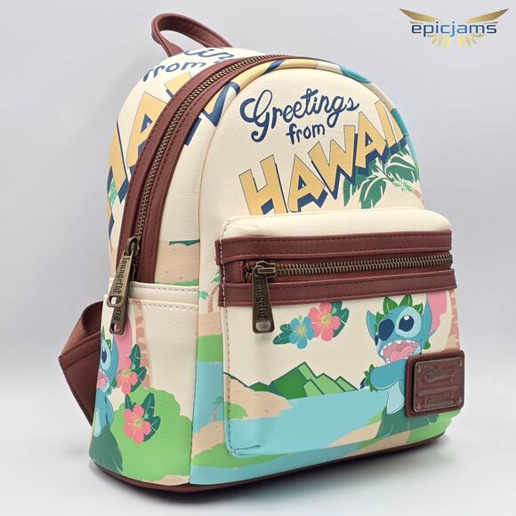 Loungefly Disney Lilo & Stitch Aloha Poster Mini Backpack main image 5